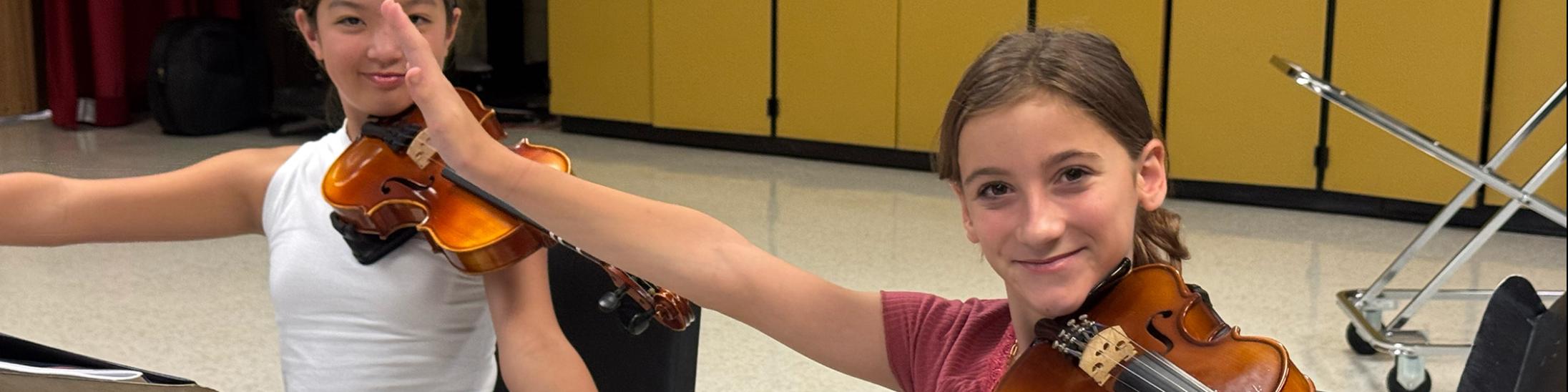 6th Grade Violin Students
