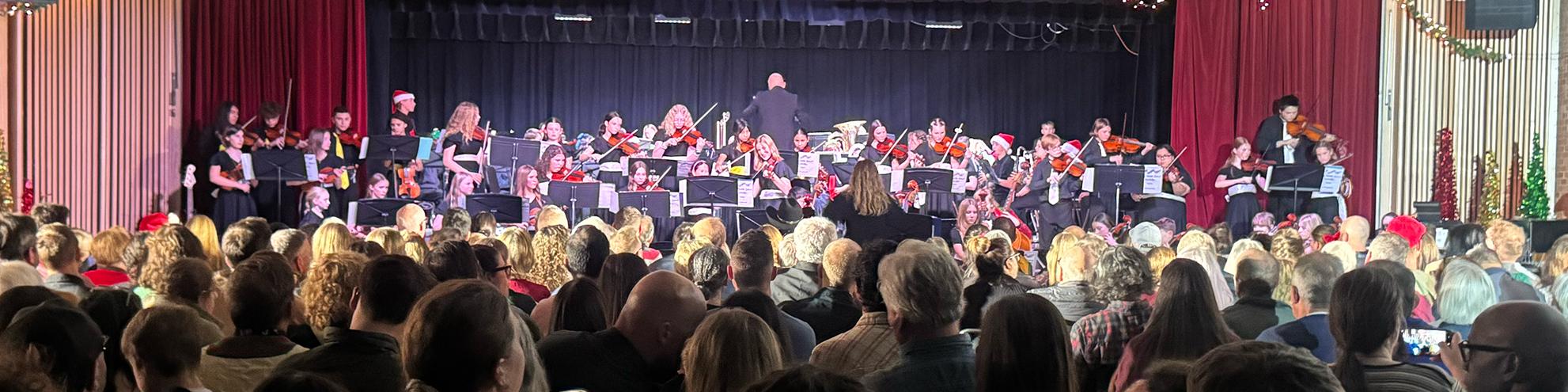 A Holiday Collage Concert featuring Boltz orchestra, band and choir