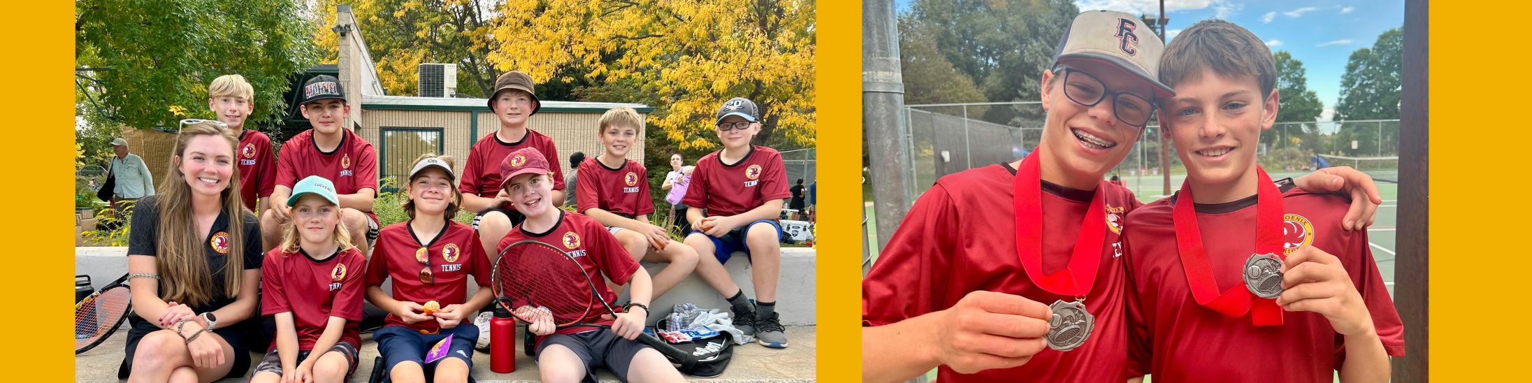 Boys Tennis Team Fall 2025