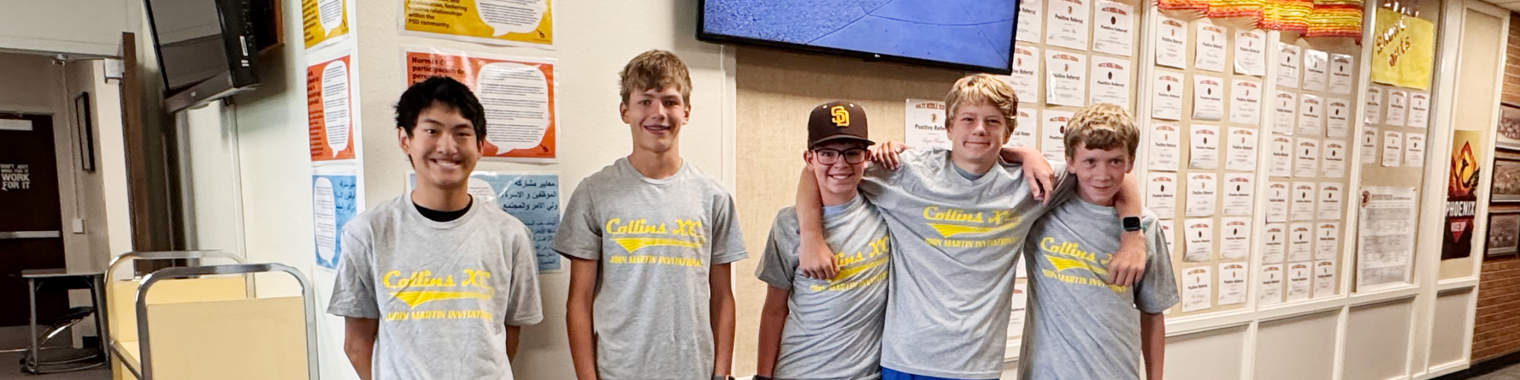 Cross Country Boys who ran an outstanding race on Aug. 29