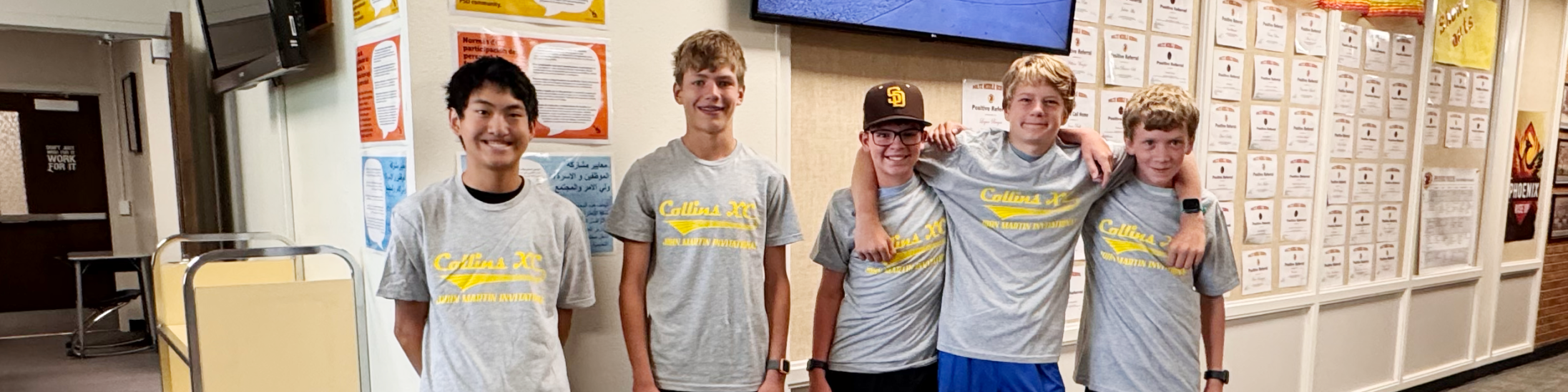 Cross Country Boys who ran an outstanding race on Aug. 29